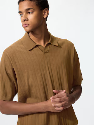 Washable Knitted Skipper Polo Sweater (#18)