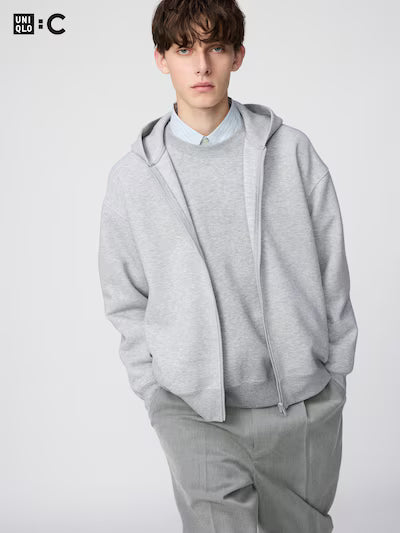 UNISEX Sweat Oversized Full-Zip Hoodie (#07)