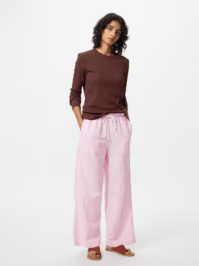 Linen Blend Easy Pants (#03)