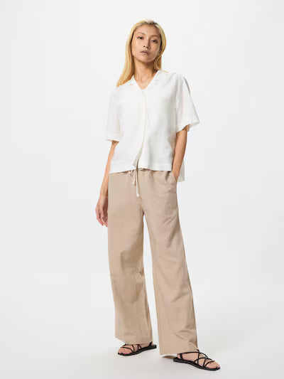 Linen Blend Easy Pants (#03)