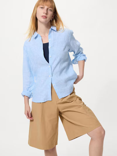 Premium Linen Shirt Long Sleeve (#32)