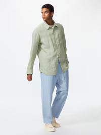 Linen Blend Easy Pants (#17)