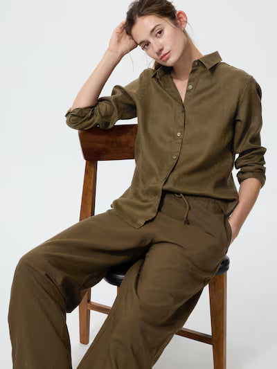 Premium Linen Shirt Long Sleeve (#32)