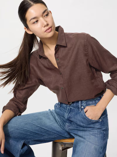 Premium Linen Shirt Long Sleeve (#32)