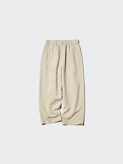 Linen Blend Wide Easy Pants (#22)