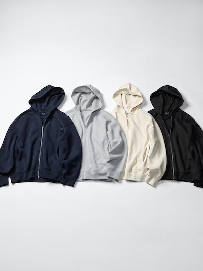 UNISEX Sweat Oversized Full-Zip Hoodie (#07)
