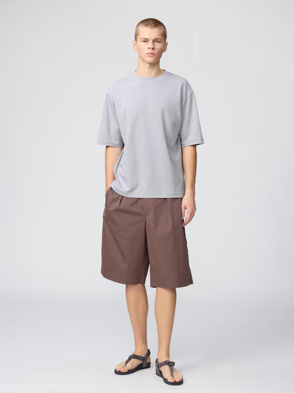 AIRism Cotton Oversized Crew Neck T-Shirt (#01)