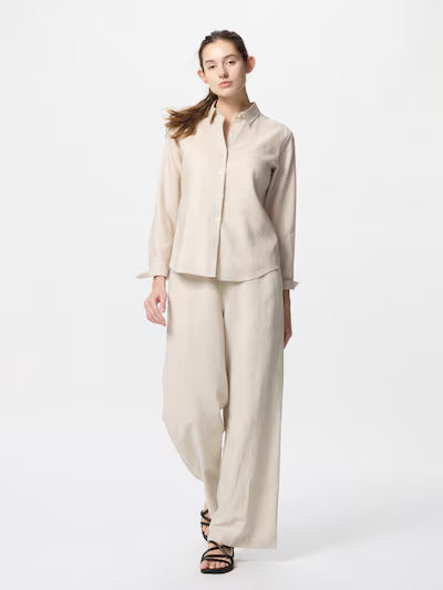 Premium Linen Shirt Long Sleeve (#32)