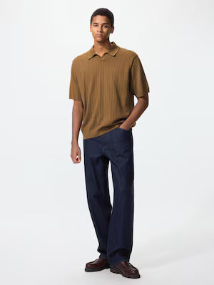 Washable Knitted Skipper Polo Sweater (#18)