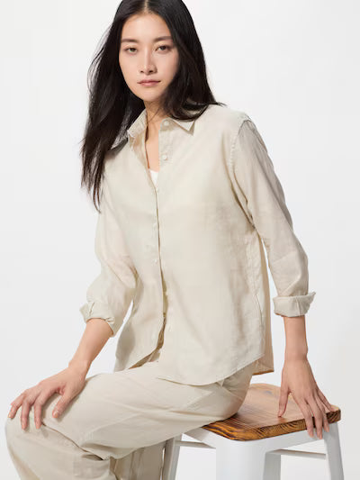 Premium Linen Shirt Long Sleeve (#32)