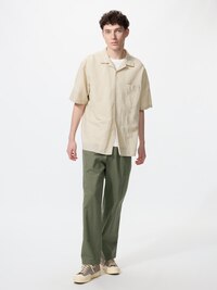 Linen Blend Easy Pants (#17)