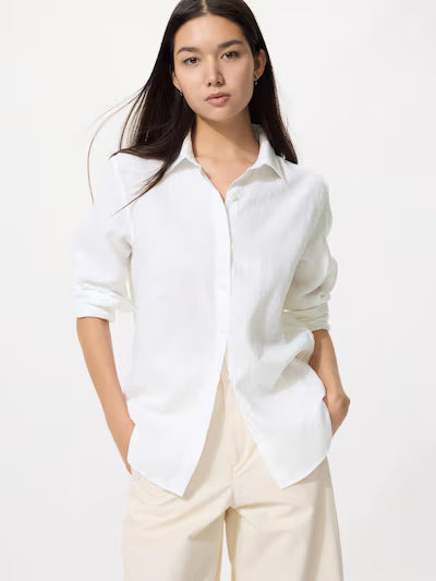 Premium Linen Shirt Long Sleeve (#32)